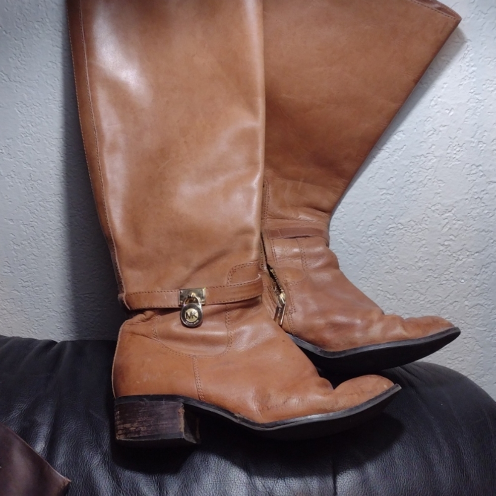 Michael Kors Leather Women's Knee High Boots